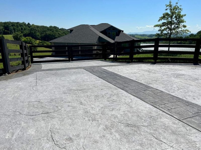 Yankee concrete in Sevierville TN Michael and Megan Yankee