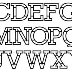 Serif Alphabet Set, CD-6000s, 6 Inches Tall