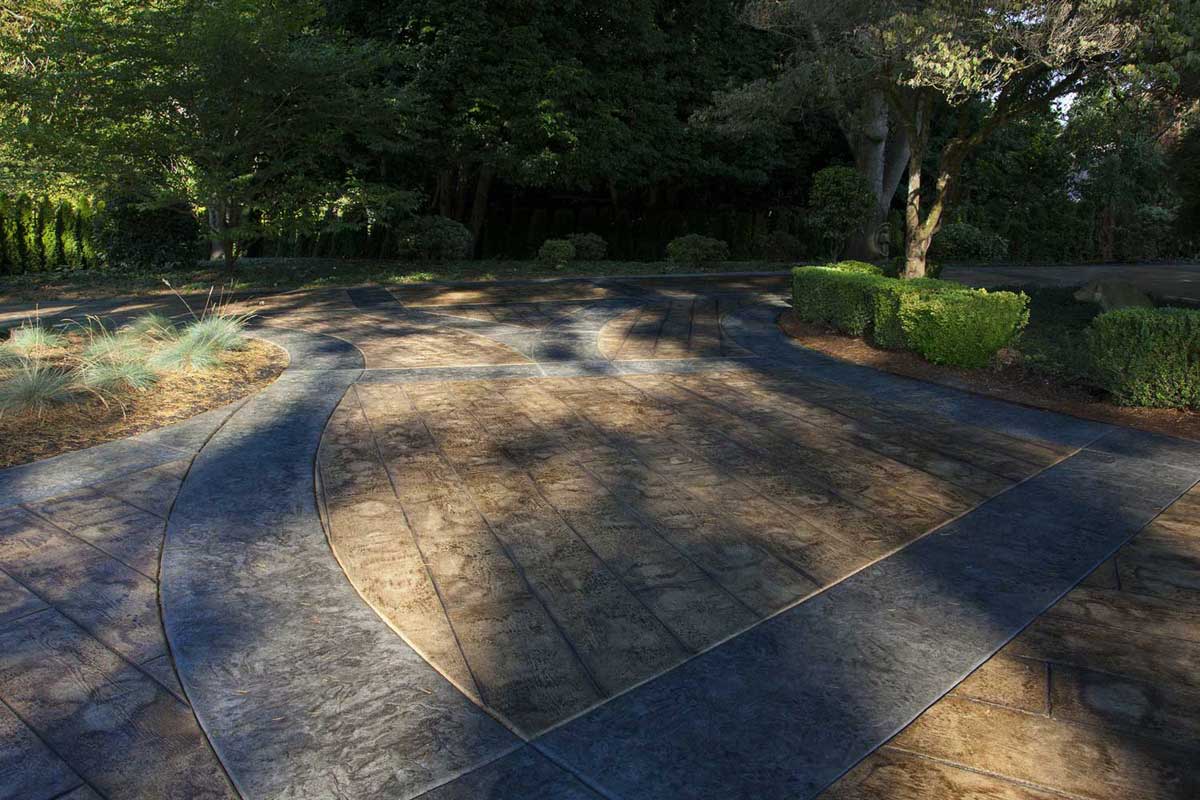 Stamped Concrete Driveway