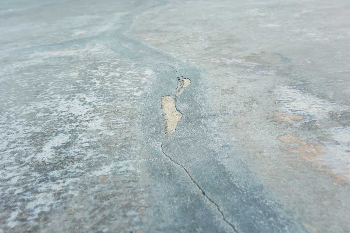 winter concrete damage