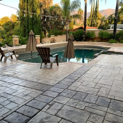 Grand Ashlar / Golden Sandstone Color Hardener / Desert Tan Antique Release