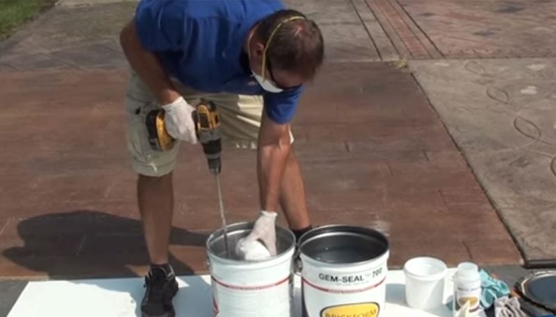 How to Matte a Solvent based Sealer with Brickform Matte Magic