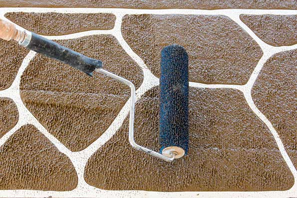 Moon Decorative Concrete  NONADHESIVE-JUMBO BRICK STENCIL (1000